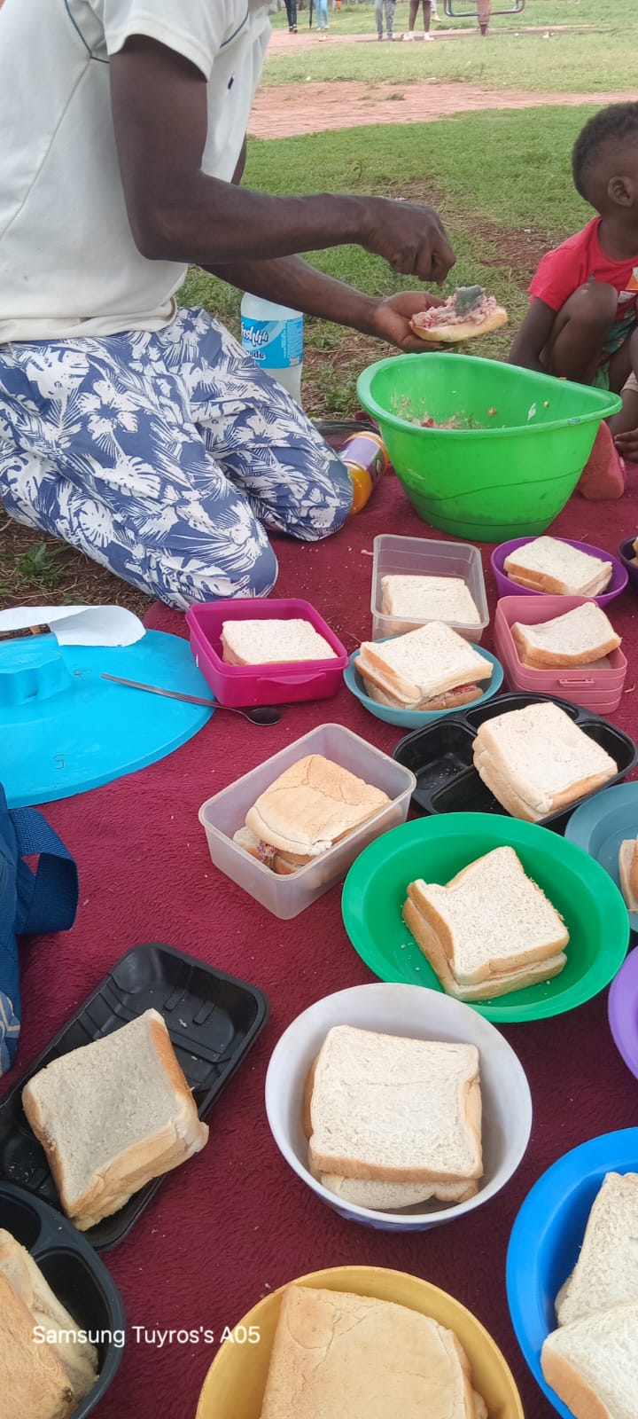 Youth participating in sports activities